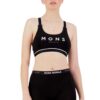Mons Royale Stella X-Back Womens Bra - Logo Black - L