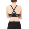 Mons Royale Stella X-Back Womens Bra - Logo Black - L