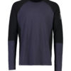 Mons Royale Olympus Mens Merino Long Sleeve Top - Black/9 Iron - L
