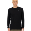 Mons Royale Icon Classic Mens Merino Long Sleeve T-Shirt - Black - L
