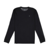 Mons Royale Icon Classic Mens Merino Long Sleeve T-Shirt - Black - L