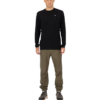 Mons Royale Icon Classic Mens Merino Long Sleeve T-Shirt - Black - L