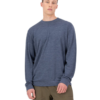 100818-1171-414-L (1) Mons Royale Horizon Mens Merino Long Sleeve Crew T-Shirt - Navy - L