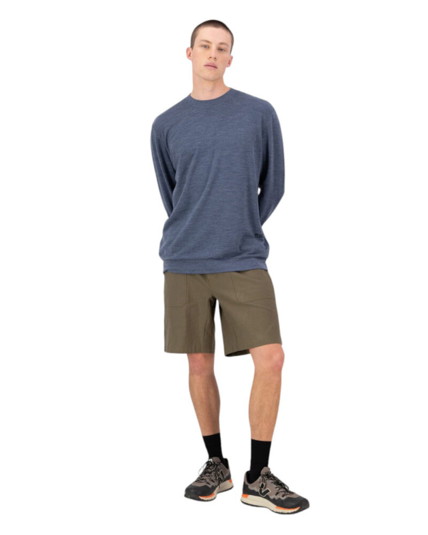 100818-1171-414-L (3) Mons Royale Horizon Mens Merino Long Sleeve Crew T-Shirt - Navy - L