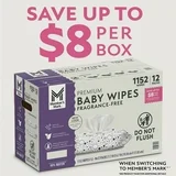 Premium Baby Wipes, Fragrance