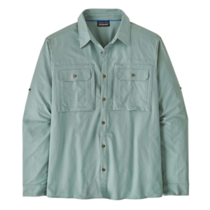 Patagonia Self Guided Mens Long Sleeve Sun Shirt - Thermal Blue - L