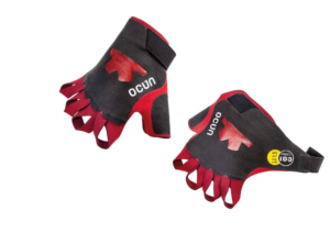 4840-L Ocun Pro Unisex Crack Climbing Gloves - Black - L
