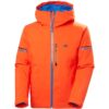 65871_147-L Helly Hansen Swift Team Mens Insulated Ski Jacket - Cherry Tomato - L