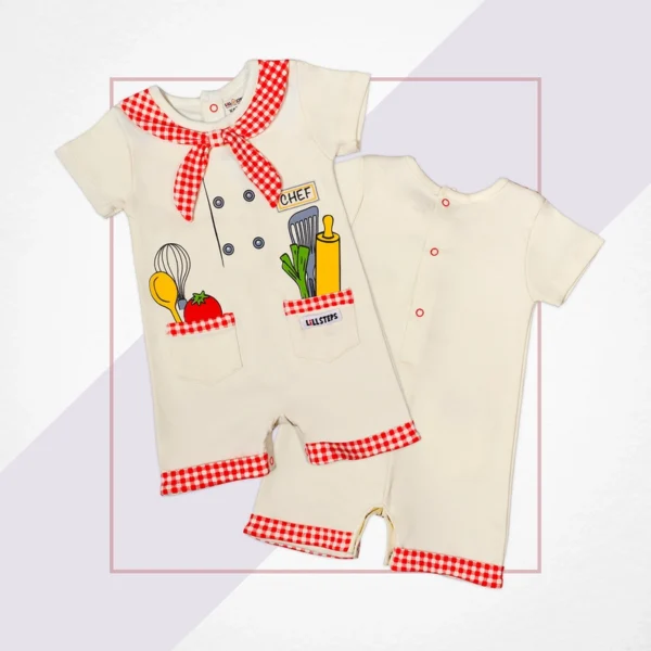 LiLLSTEPS Premium Knitted Romper For Baby Girls & Boys Up To The Age Of 18 Months