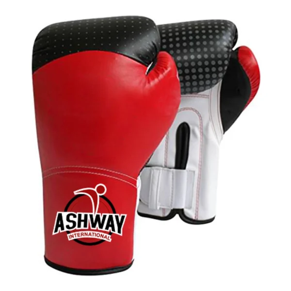 Professional Custom Logo Printed Cowhide Leather & PU Leather Boxing Gloves