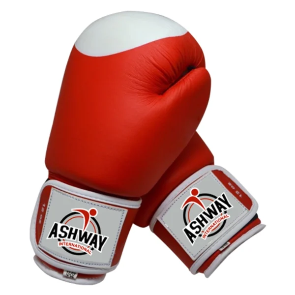 Professional Custom Logo Printed Cowhide Leather & PU Leather Boxing Gloves