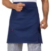 Navy Waist Apron With Pocket