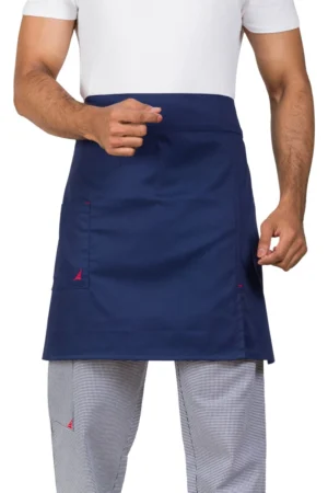 680096f332afc900e2335c13_lg Navy Waist Apron With Pocket