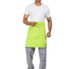 Neon Green Waist Apron With Pocket