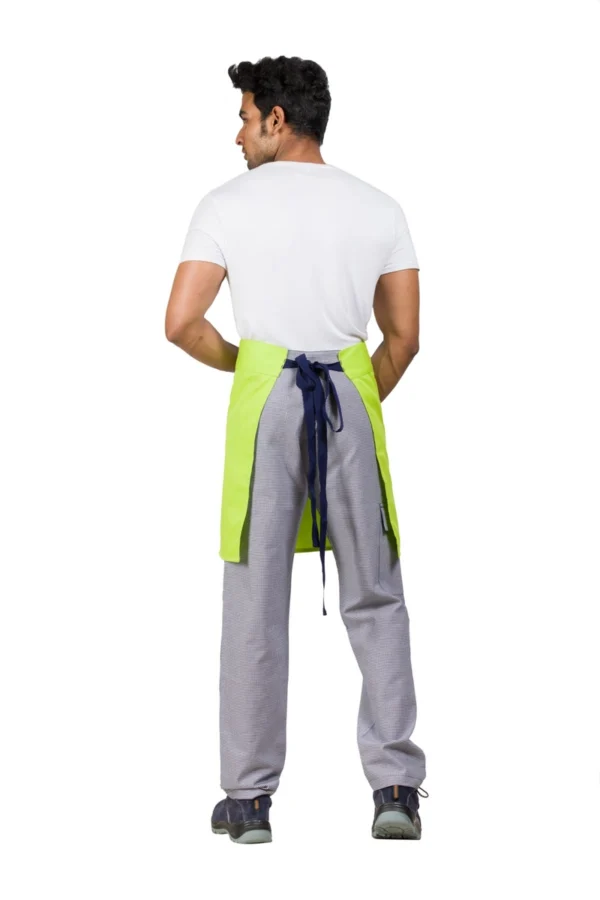 Neon Green Waist Apron With Pocket