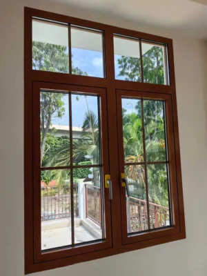 Wood Grain Aluminum Casement