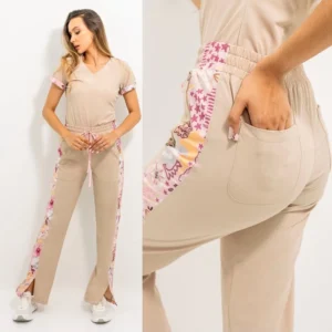 Premium Quality Custom Stitch Printed Scrub Suit