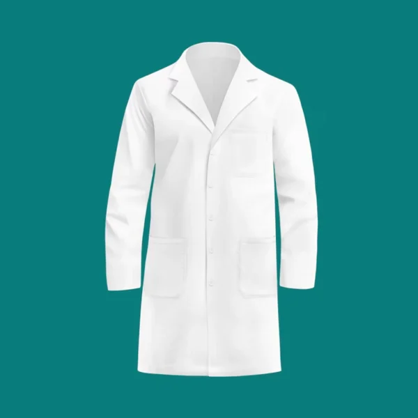 100% Cotton Dyed Workwear Lab Coat For Professionals