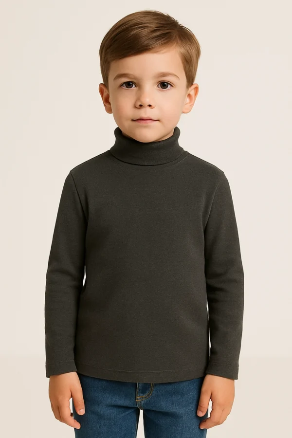 Kids Classic Cotton Turtleneck