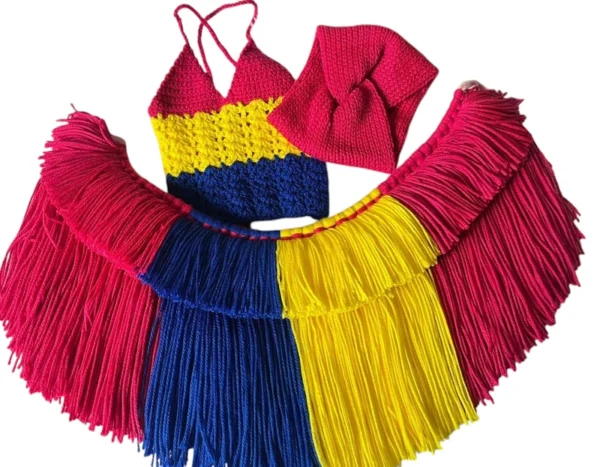 Traditional Wool Xibelani Skirt Cultural Set