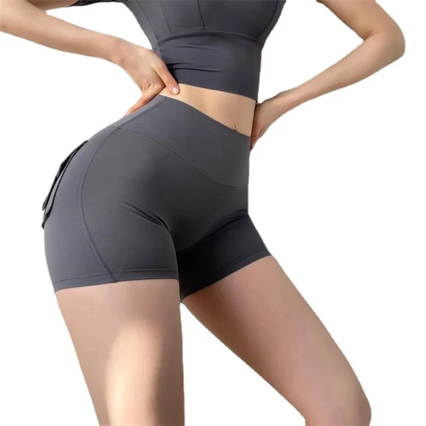 High Waisted Butt Lifting Yoga Shorts