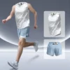 Men's Sport Running Vest Set