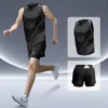 Men's Sport Running Vest Set