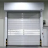 Aluminum Alloy Panel Wind Resistance Foam Core High Speed Spiral Door Warehouse