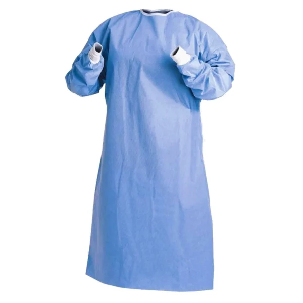 Disposable Hospital Gowns Fluid Resistant Lightweight