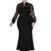 Muslim Dress European And American Large-size Dress Women