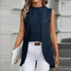 68a8674d83a30414f6677619_lg 2024 New Sleeveless Shirt For Women Vintage Fashion Casual Loose Irregular Hem Tops Personality Shirts Ropa De Mujer Ofertas