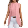 68a8674e83a30414f66776b7_lg 2024 New Sleeveless Shirt For Women Vintage Fashion Casual Loose Irregular Hem Tops Personality Shirts Ropa De Mujer Ofertas