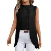 68a8674f83a30414f66776c6_lg 2024 New Sleeveless Shirt For Women Vintage Fashion Casual Loose Irregular Hem Tops Personality Shirts Ropa De Mujer Ofertas