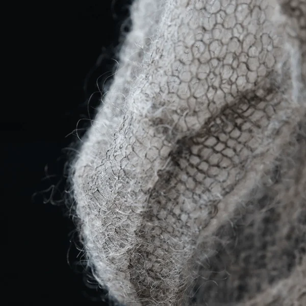 Loose Casual Solid Mohair Sweater Women