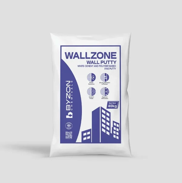 68b6d9b3dc0a94056d33bdc5_lg BYZON WALLZONE FINE PUTTY White Cement Based Fine Wall Putty Smooth Finish