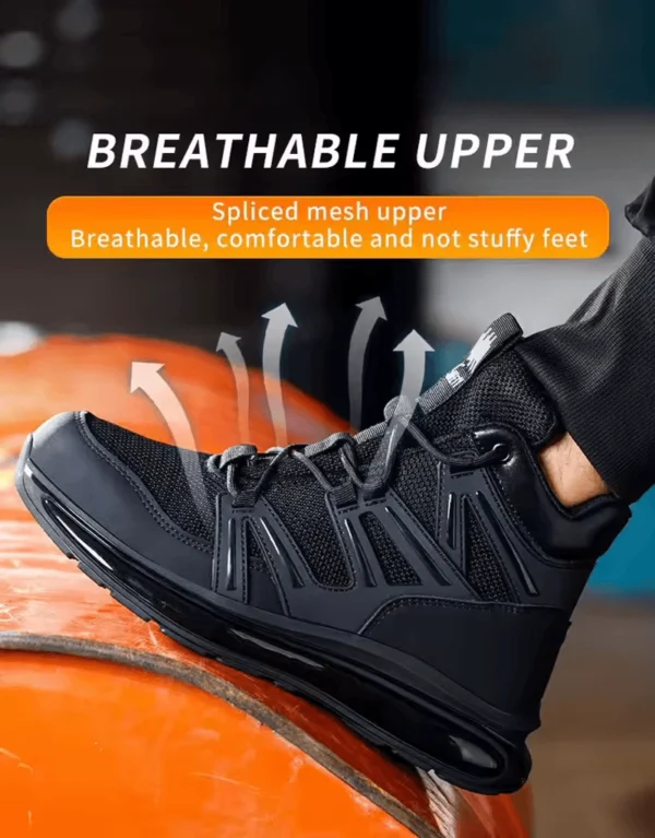 68c2431fc8e9790026258ff9_lg Wholesale Factory Custom Indestructible Anti-Static Men's Work Safety Shoes With Safety Toe Labor Protection For Autumn Season