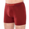 IB103029011100L (4) Icebreaker Anatomica Mens Merino Boxer Underwear - Jet Heather - L