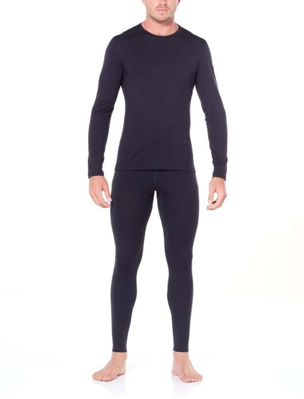 Icebreaker Merino 200 Oasis Mens Merino Thermal Leggings - Black - L