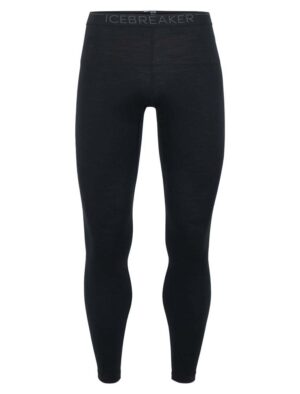 Icebreaker Merino 200 Oasis Mens Merino Thermal Leggings - Black - L