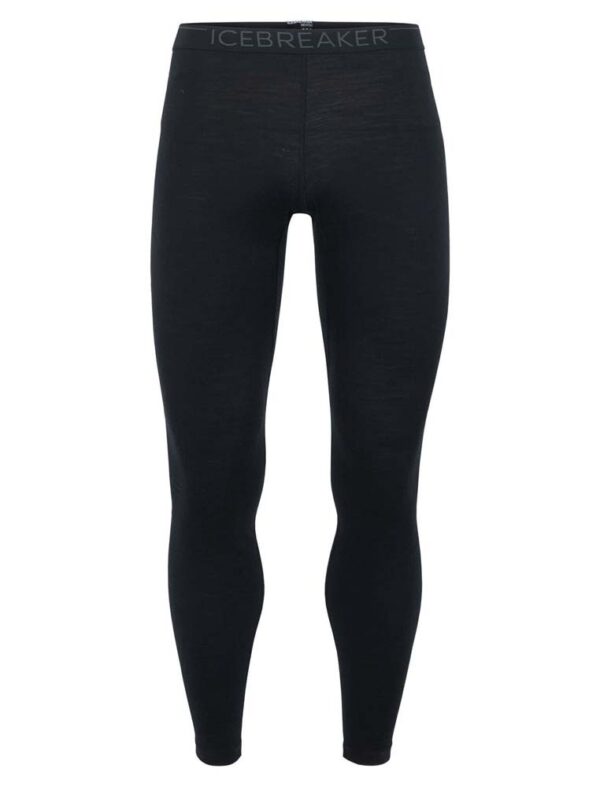 Icebreaker Merino 200 Oasis Mens Merino Thermal Leggings - Black - L
