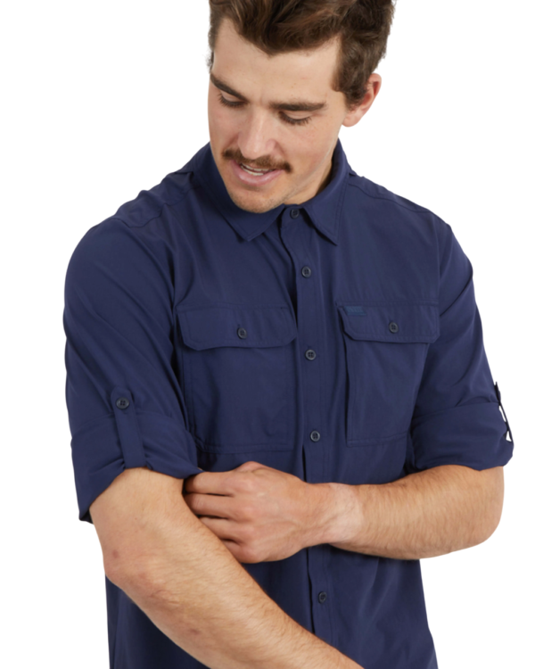 XTM Dunkeld Mens Long Sleeve Hiking Shirt - Sand - L