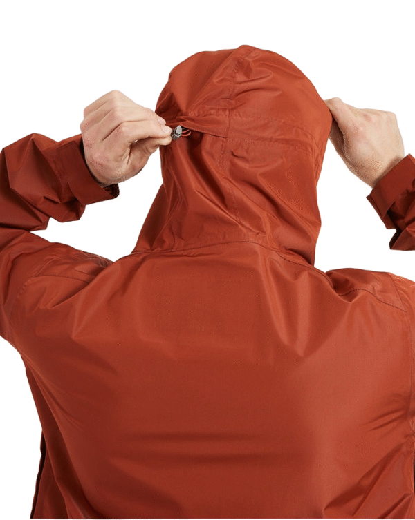 RM004-BRK-L (4) XTM Takayna Mens Premium Waterproof Rain Jacket - Granite - L