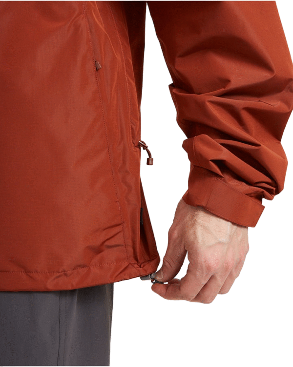 RM004-BRK-L (8) XTM Takayna Mens Premium Waterproof Rain Jacket - Granite - L