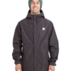 RM004-GNT-M XTM Takayna Mens Premium Waterproof Rain Jacket - Granite - L