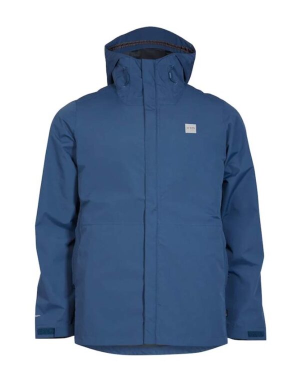 RM004-SLB-M XTM Takayna Mens Premium Waterproof Rain Jacket - Granite - L