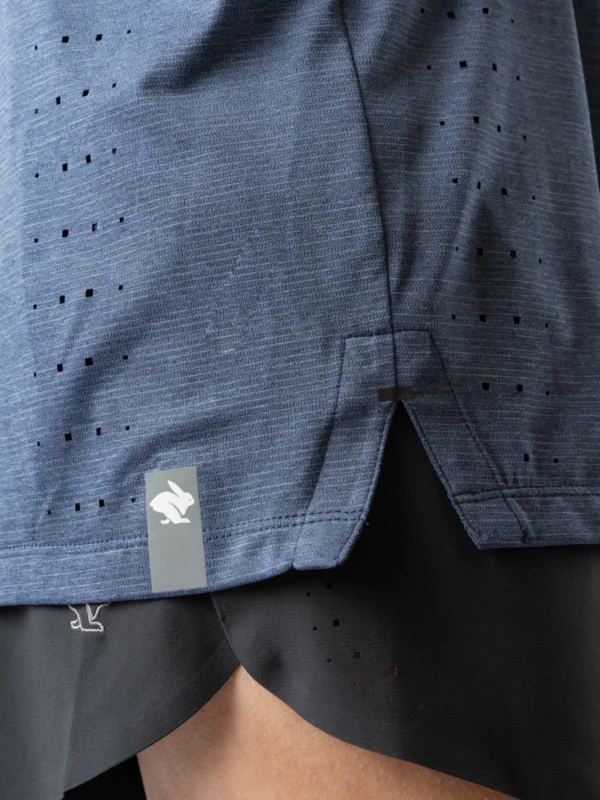 Rabbit Race Pace Mens Running T-Shirt - Evening Primrose - L