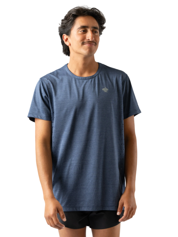 Rabbit Race Pace Mens Running T-Shirt - Evening Primrose - L