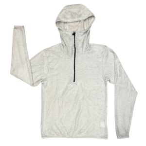 SAMBOB Alpha 90 Mens 1/4 Zip Fleece Hoodie - Light Gray - L