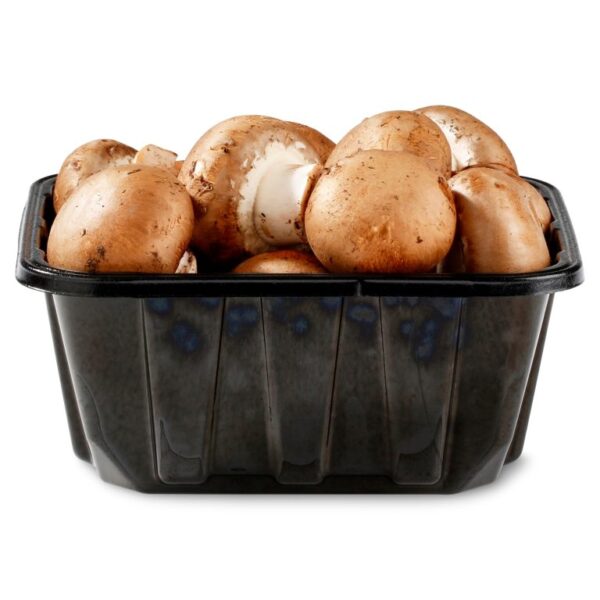 Fresh Whole Brown Mushrooms, 8 oz