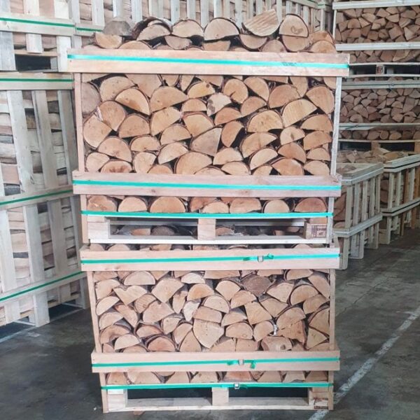 Kiln Dried Half BIRCH Crate & Half Economy Hardwood Crate Stack